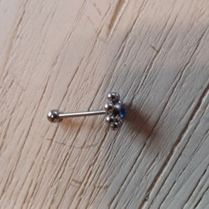 Flower tounge ring body jewelry